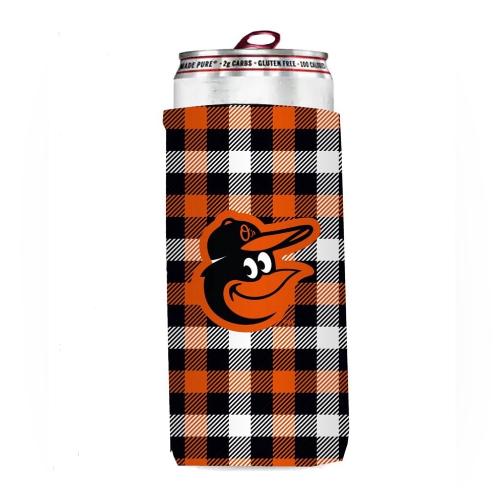 NWT Baltimore Orioles Beer Koozie For Slim Cans